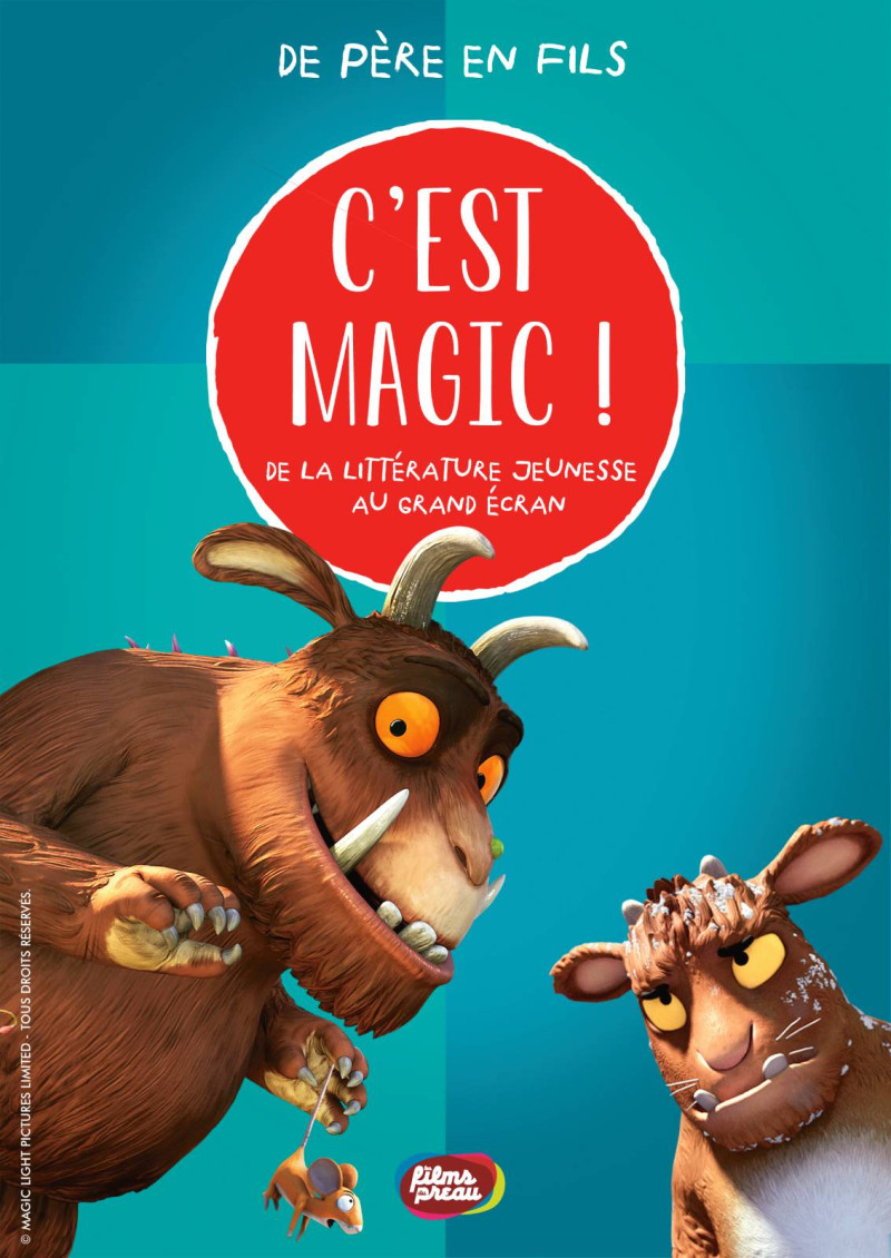 Affiche du film &laquo; Gruffalo, de père en fils &raquo;