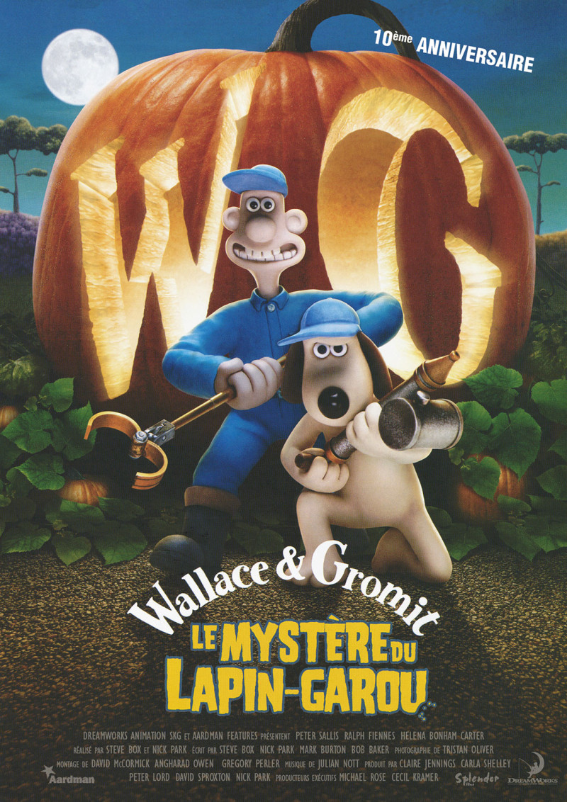 Affiche du film &laquo; Wallace et Gromit, le mystère du lapin-garou &raquo;